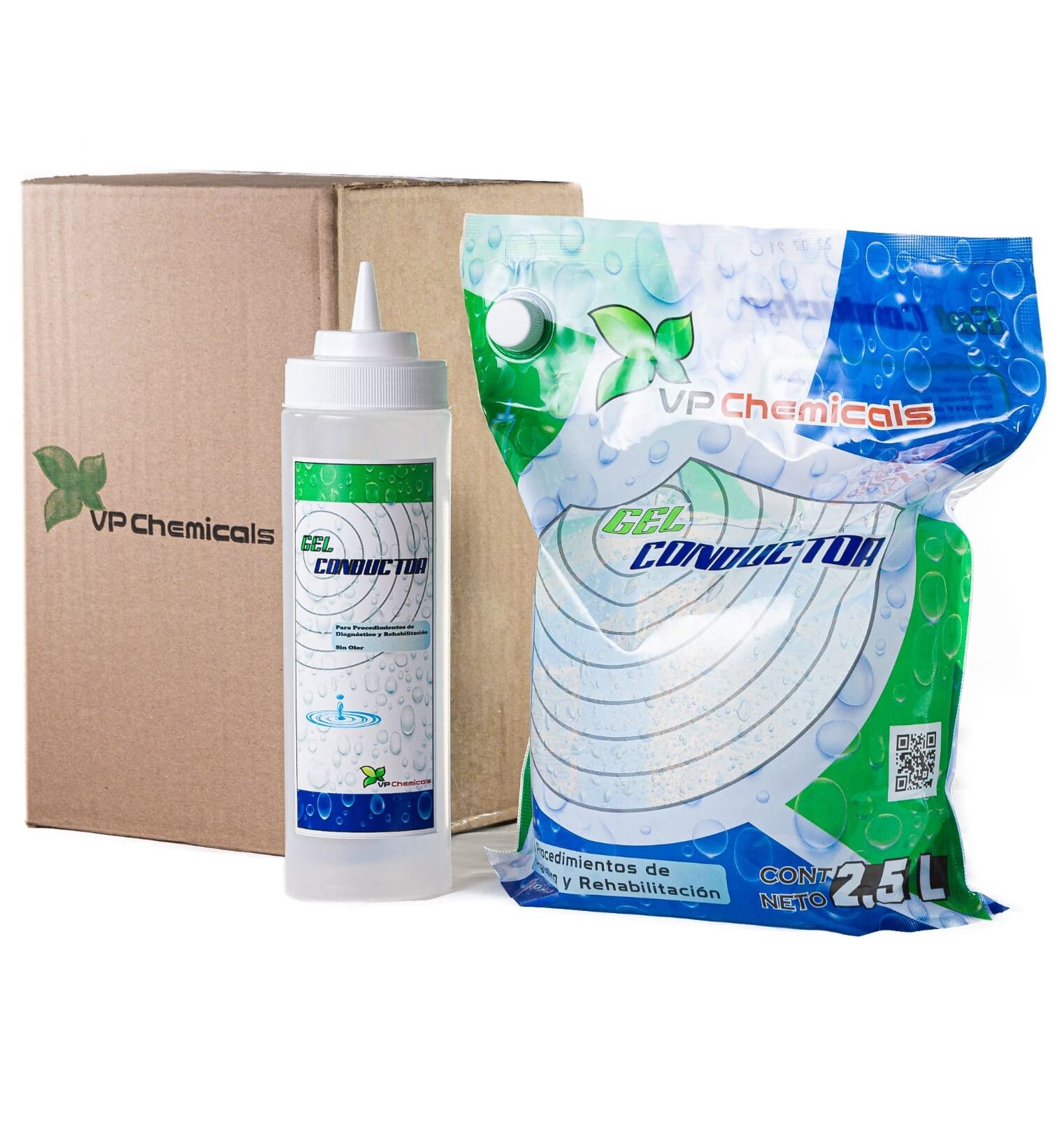 gel conductor ultrasonido incoloro doypack 2,5 litros + dispensador 600 ml