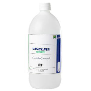 Vaselina liquida 1 litro uso cosmetico y medicinal