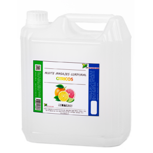 aceite de masajes citricos 5 litros