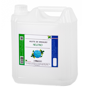 aceite de masajes neutro sin fragancia 5 litros