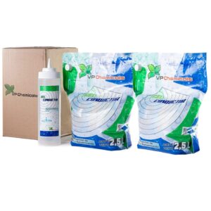 gel conductor ultrasonido incoloro pack 2 bolsas 2,5 litros + dispensador 600 ml