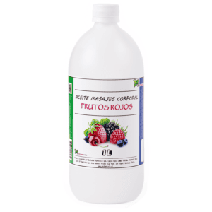 aceite de masajes frutos rojos 1 litro