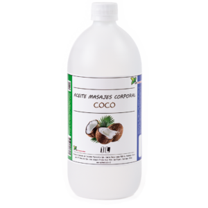 aceite de masajes coco 1 litro