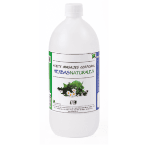 aceite de masajes hierbas naturales 1 litro