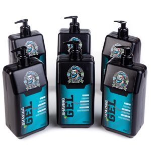 pack gel de afeitar profesional 6 unidades 1 litro VP Style