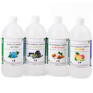 aceite de masajes pack #4 4 litros