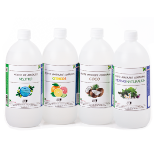 aceite de masajes pack #9 4 litros