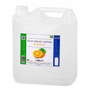 aceite de masajes naranja 5 litros
